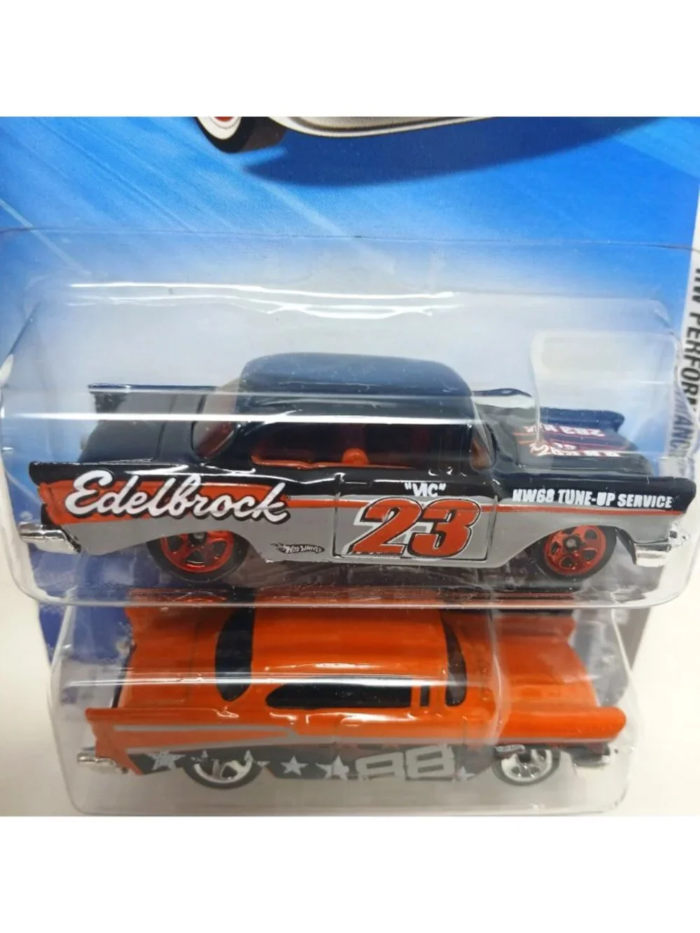 2 Hot Wheels 57 Chevy Bel Air Diecast Cars HW Performance Dale Jrs Picks #D-36